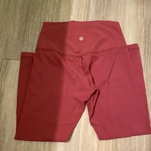 Lululemon Rose colored cropped align 6